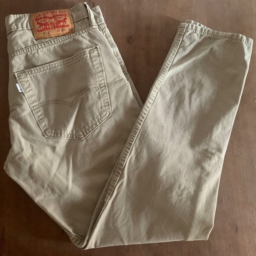 Levis 512 Jeans - Khaki W30 L32